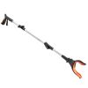 Grabber Reacher Tool, 43" Foldable Reacher Grabber Pickup Tool with 360° Rotating Jaw, Magnet and LED Light
