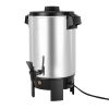 Commercial Coffee Urn, 30 Cup 152oz Hot Beverage Dispenser with Dripless Faucet, 1090W Quick-Brewing Coffee Maker, Automatic Temperature Control