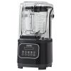 Professional Blender with Shield, Commercial Countertop Blenders, 68 oz Plastic Jar Blender Combo, Stainless Steel 9 Speed & 5 Functions Blender
