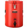 Stainless Steel Insulated Beverage Dispenser, 4.5 Gallon 17.2 Liter, Thermal Hot and Cold Drink Server Dispenser with Spigot Handle