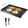 Carbon Steel Griddle, 24x16 inch Universal Flat Top Rectangular Plate, Gas Grill Griddle for BBQ Grill, Teppanyaki