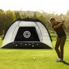 Golf Net, 78.7x39.4x55.1in for Backyard Driving Chipping Training Swing with Target Mat Balls for Outdoor Indoor,Gifts for Men Dad Him and Golfer