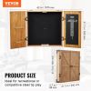 Dartboard Cabinet, Solid Wood Dartboard Cabinet Set, Official Size Hideaway Cabinet with Socreboard and Accessories, Features Easy Assembly