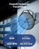 20 Inch Industrial Wall Mount Fan, High Velocity 4650 CFM Indoor Fan with 3 Speeds, Powerful Motor Garage Wall Fan with Aluminum Blades for Workshop