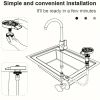 "2-in-1 Kitchen Sink Cup Washer & Sprayer - High Pressure Auto Flush Faucet Attachment"