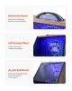 9' Roll and Score Classic Arcade Game Table, Indoor Skeeball Machine Game Set with LED Electronic Scorer, Sound