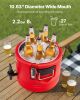 Insulated Beverage Dispenser, 2.2 Gal/8L Thermal Hot and Cold Drink Server Dispenser with Spigot