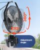 20 Inch Industrial Wall Mount Fan, High Velocity 4650 CFM Indoor Fan with 3 Speeds, Powerful Motor Garage Wall Fan with Aluminum Blades for Workshop