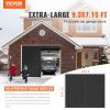 Garage Door Screen for Winter 9.28 x 7.15 ft Garage Door Insulation Kit