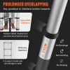 Telescoping Ladder, 10.5 FT Aluminum One-button Retraction Collapsible Extension Ladder, 375 LBS Capacity with Non-slip Feet