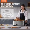 Electric Roaster Oven, 26 QT Turkey Roaster Oven with Self-Basting Lid, 1450W Roaster Oven with Defrost & Warm Function, Adjustable Temperature