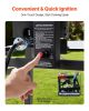 Outdoor Propane Deep Fryer, Dual-Tank 18QTx2 Commercial Fryer, Multi-Purpose Portable Frying Cart with Wheel, 3 Basket, 2 Thermometer