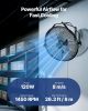 18 Inch Industrial Wall Mount Fan, High Velocity 4000 CFM Indoor Fan with 3 Speeds, Powerful Motor Garage Wall Fan with Aluminum Blades for Workshop