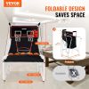 Foldable Basketball Arcade Game, 2 Player Indoor Basketball Game, Home Dual Shot Sport with 5 Balls, 8 Game Modes, Electronic Scoreboard