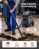 Commercial Shop Vac, 11 Gallon Wet Dry Shop Vacuum, 5.5 Peak HP Portable with One-Button Self-Cleaning, 1350W Input, 1.25in x 7ft Hose, 20ft Cord