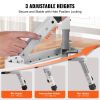 Step Stool 1-Step 330lbs Capacity, Folding Steel Step Ladder 3 Adjustable Height, Portable Toddler Step Stools for Adults