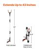 Grabber Reacher Tool, 43" Foldable Reacher Grabber Pickup Tool with 360° Rotating Jaw, Magnet and LED Light