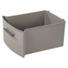 4 Drawer Weave Tower Dark Gray - Plastic Storage Organizer, Portable Utility Drawers, Universal Storage