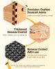 Bee Hive 40 Frame Bee Hives Starter Kit, Beeswax Coated Fir Wood, 2 Deep + 2 Medium Bee Boxes Langstroth Beehive Kit