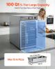 Electric Hot Box Food Warmer, 5-Tier Commercial Warming Cabinet with Water Tray, Single-Door and Adjustable Shelves
