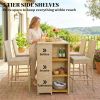 5-piece outdoor bar counter, outdoor tables and chairs, Brown