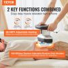 Chiropractic Massager, 400-4600rpm Variable Speed Professional Vibrating Massager, Handheld Chiropractic Orbital Body Massager for Back, Neck