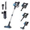 Cordless vacuum cleaner, lightweight stick vacuum household anti-tangling and LED light, powerful rechargeable wireless vacuum cleaner