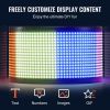 Programmable LED Sign, P5 Full Color LED Scrolling Panel, DIY Custom Text Animation Pattern Display Board