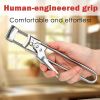 Adjustable Stainless Steel Jar & Can Opener , Ergonomic Multifunctional Bottle Opener, Effortless Grip for Seniors, Fits Most Jar Lids & Bottle Necks